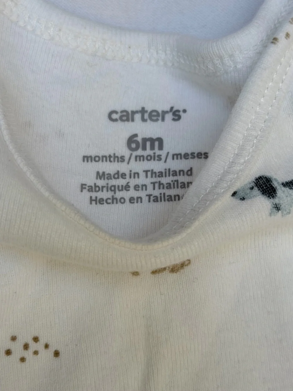 Carter's Baby 3-Piece Velour Bear Ear Hoodie Set 6mth